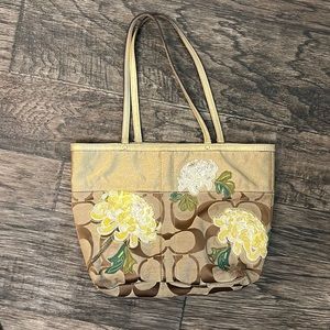 Coach Flower Accent Purse